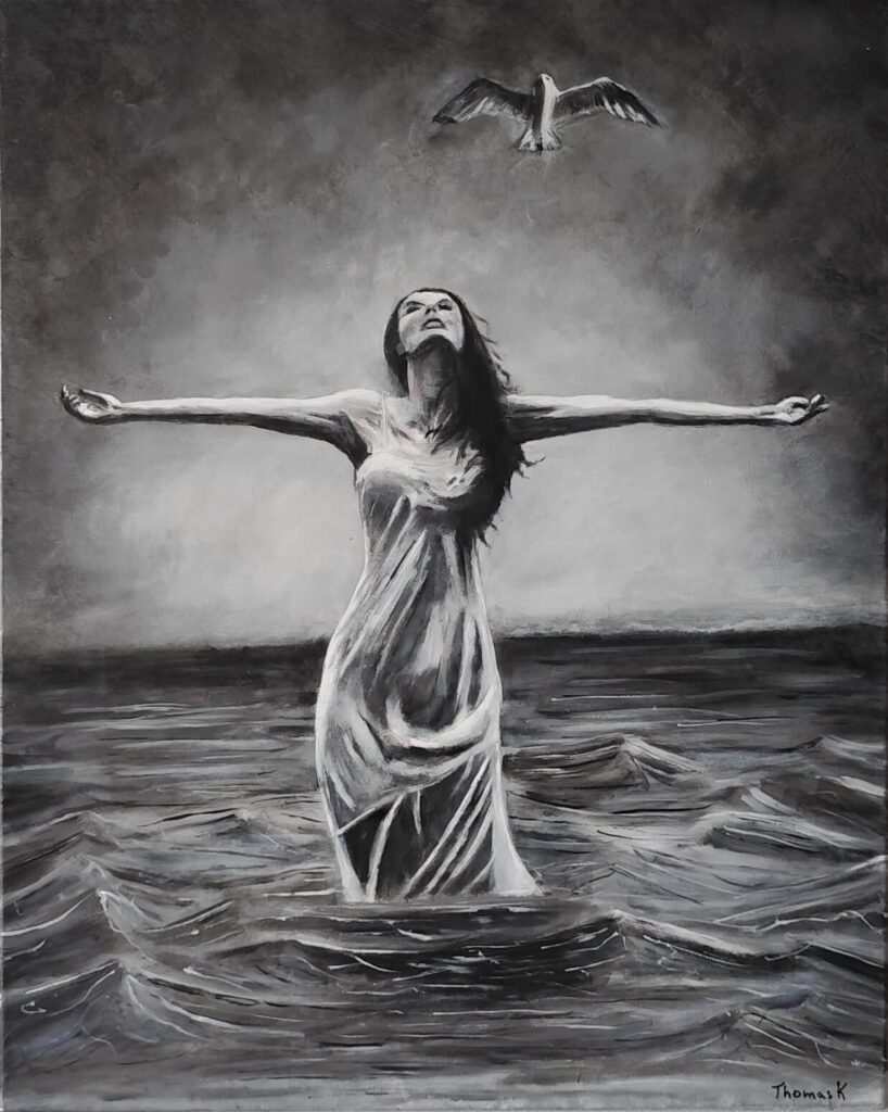 LIBERTAD — Ακρυλικό σε καμβά, 50x40 cm, Thomas Konstantinidis