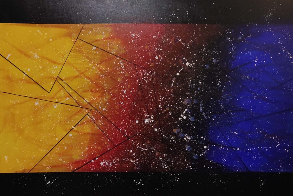 SOLARIS — Ακρυλικό σε καμβά, 90x120 cm, Thomas Konstantinidis